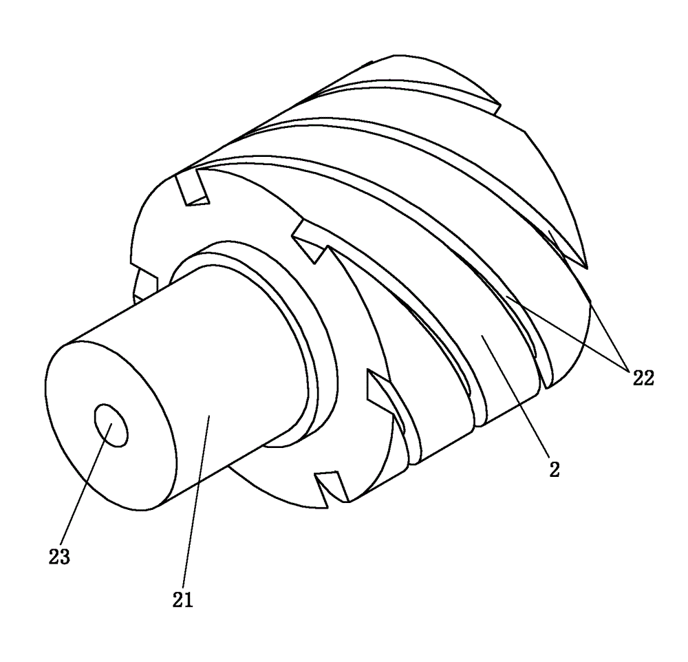 Self-rotating jet drilling device