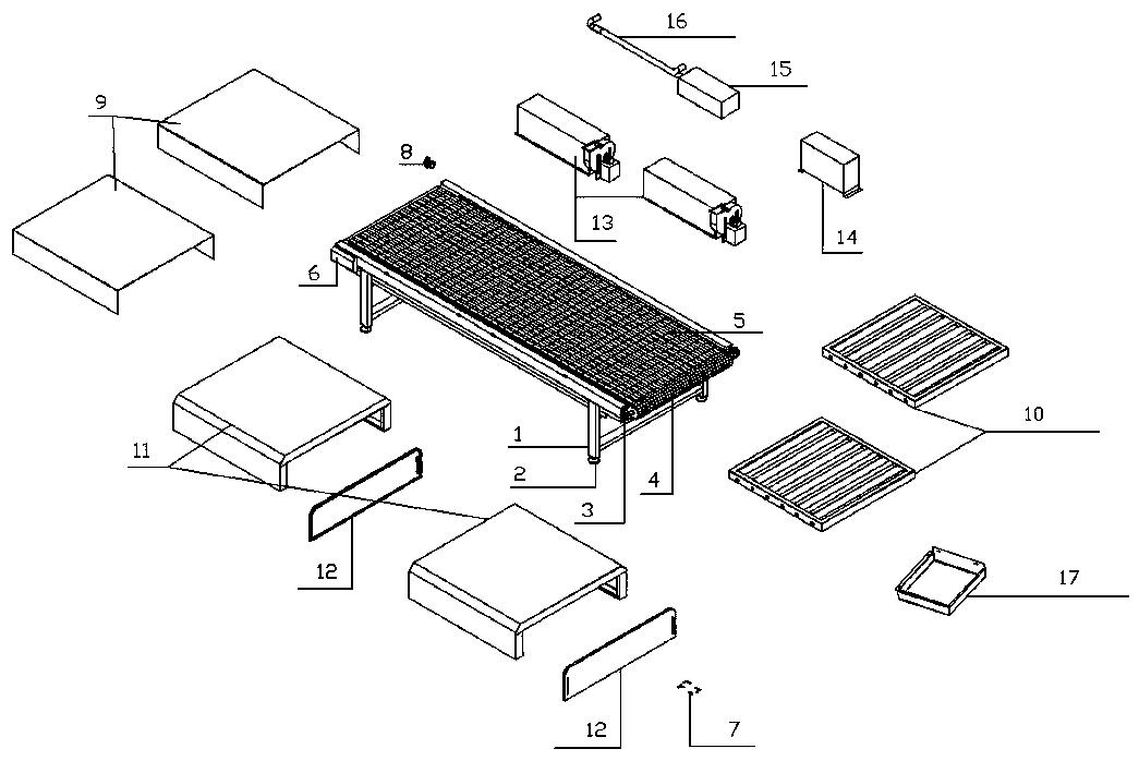 Drying tunnel used for heating and dehumidifying water paint