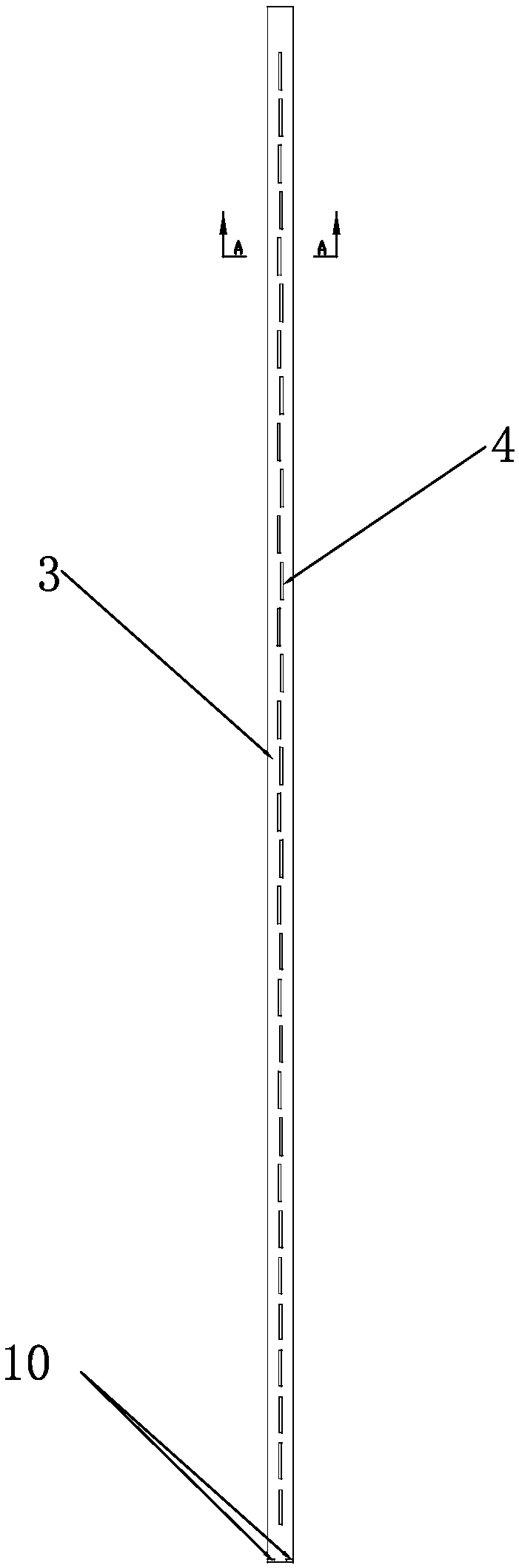 Hidden type feed ridge waveguide slot antenna