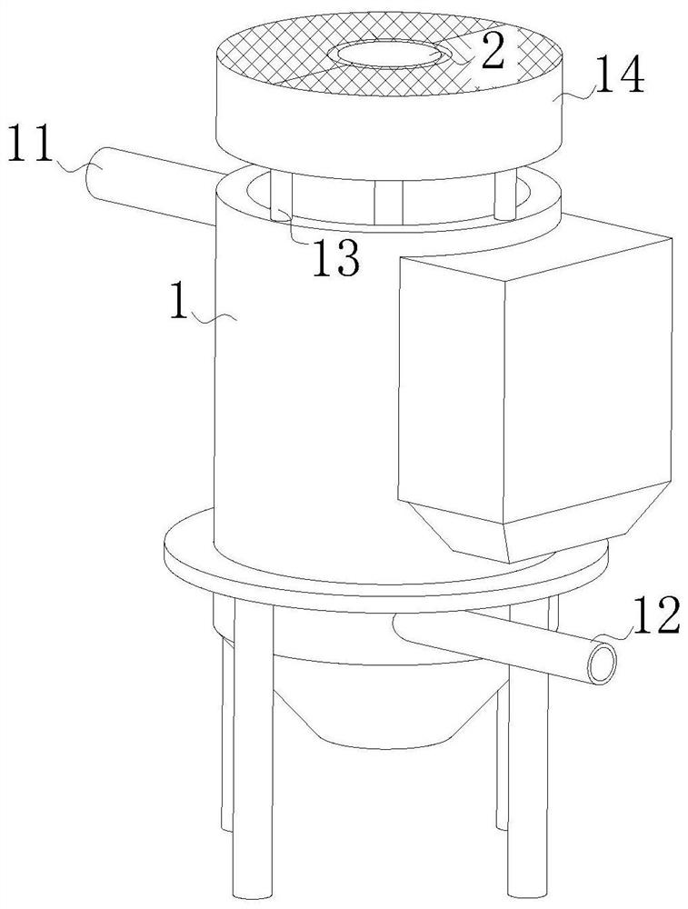 Industrial heavy metal sewage treatment system