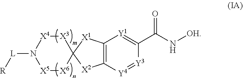 2-spiro-5- and 6-hydroxamic acid indanes as HDAC inhibitors