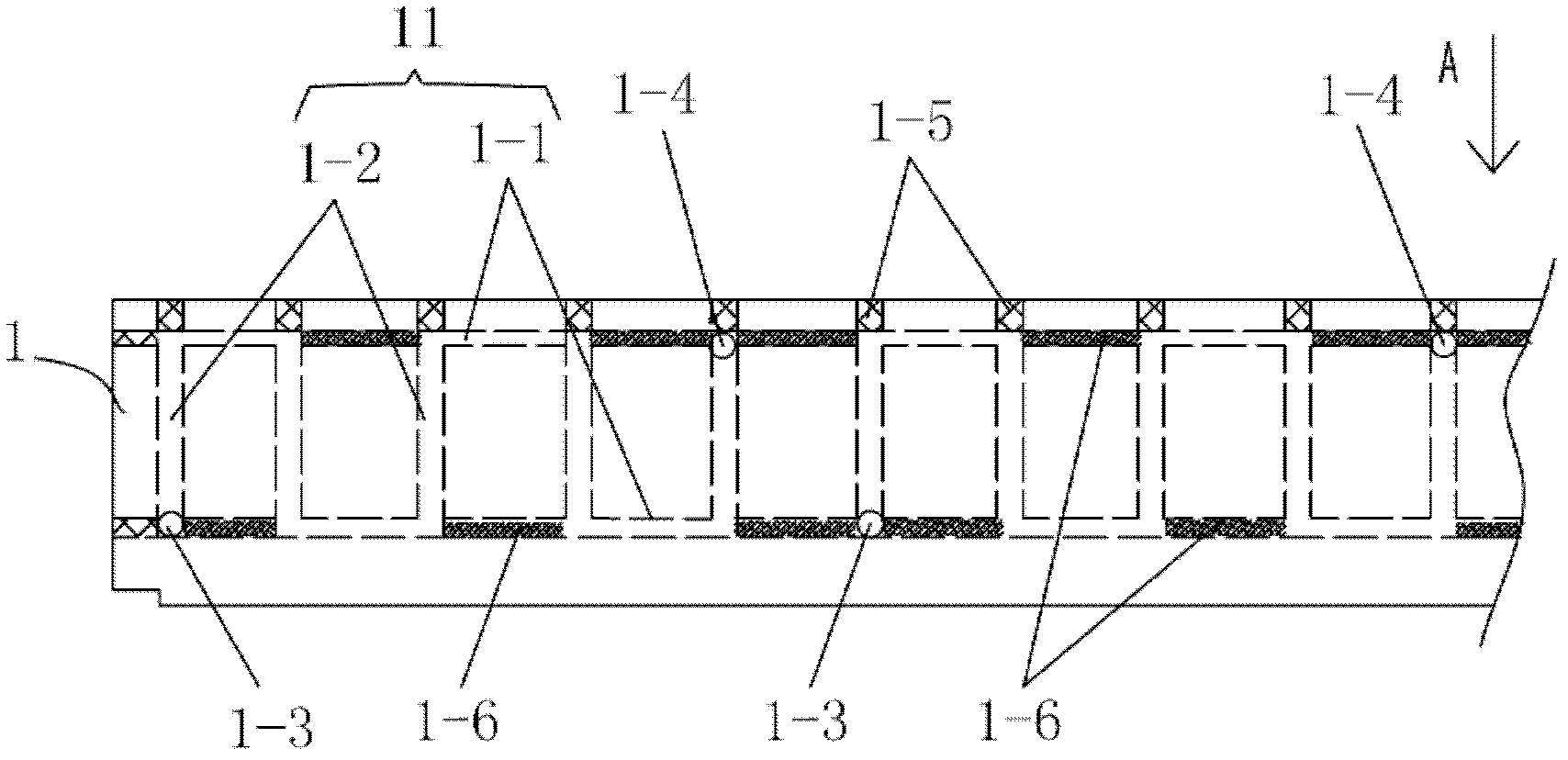 Energy-saving type spinning die head for spinning box