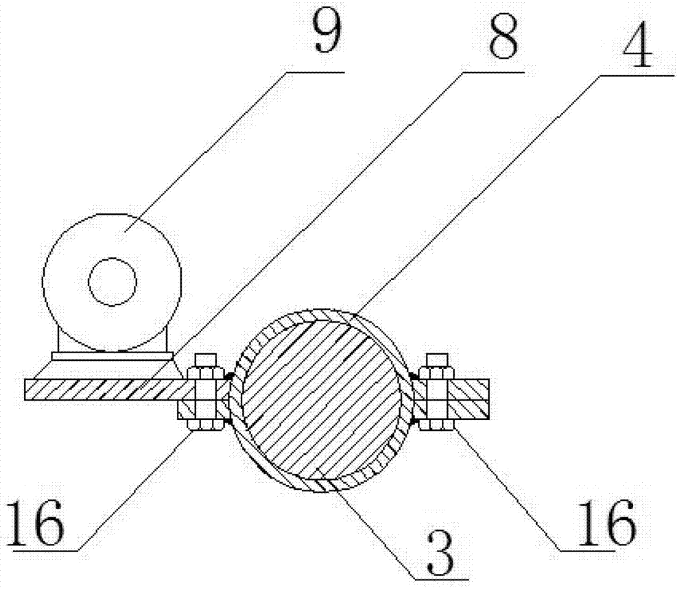 A movable top grinding device and grinding method thereof