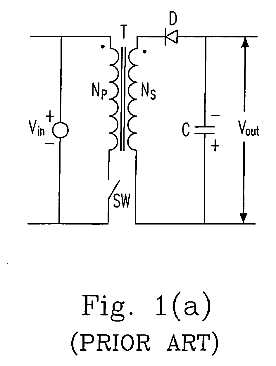 Magnetic integrated circuit for multiphase interleaved flyback converter and controlling method thereof