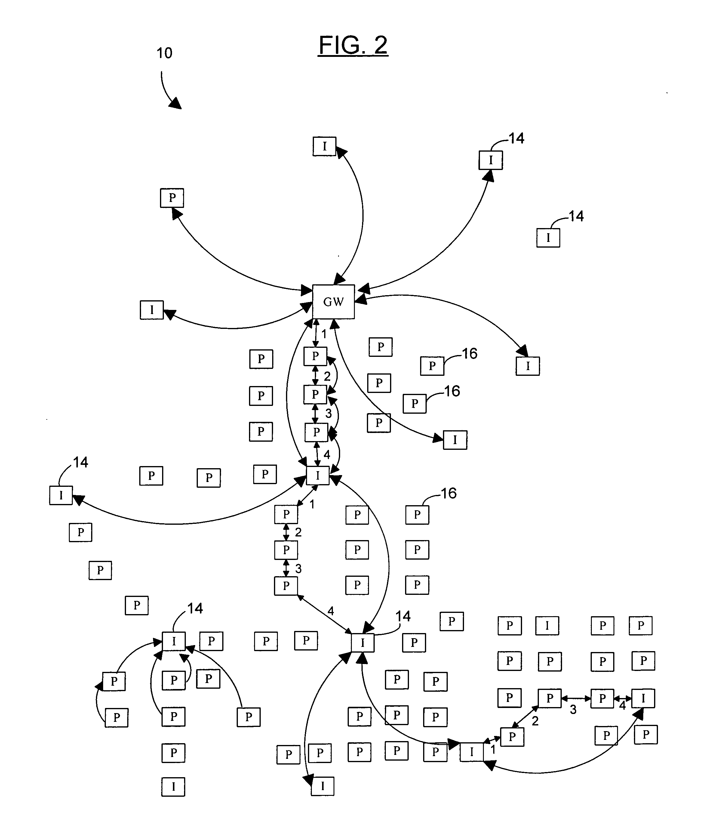 Multi-hop peer-to-peer wireless local loop phone system and method