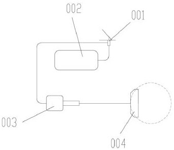 Brake pipeline of a wheel loader with radiator