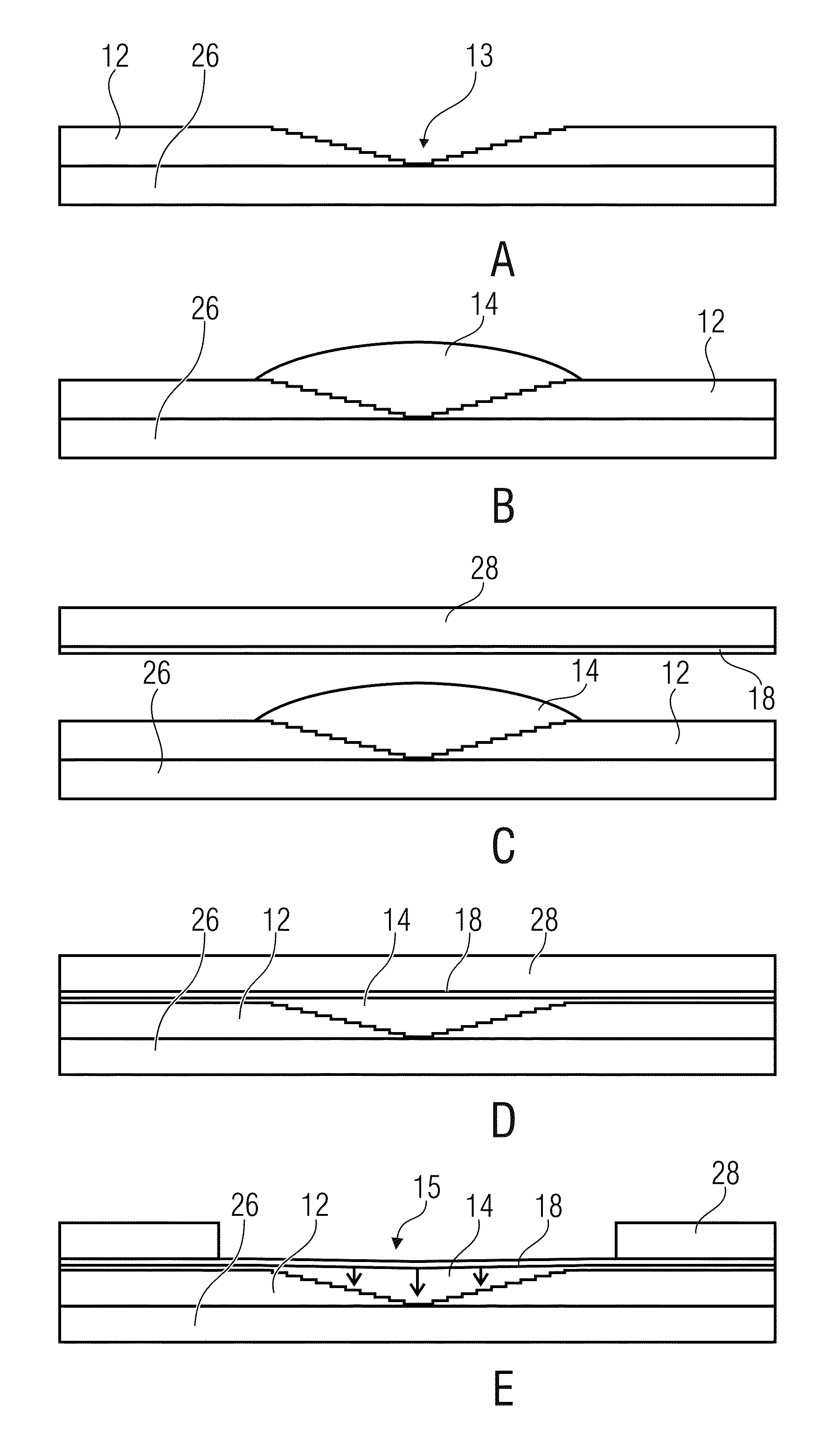 Optical element and production of same