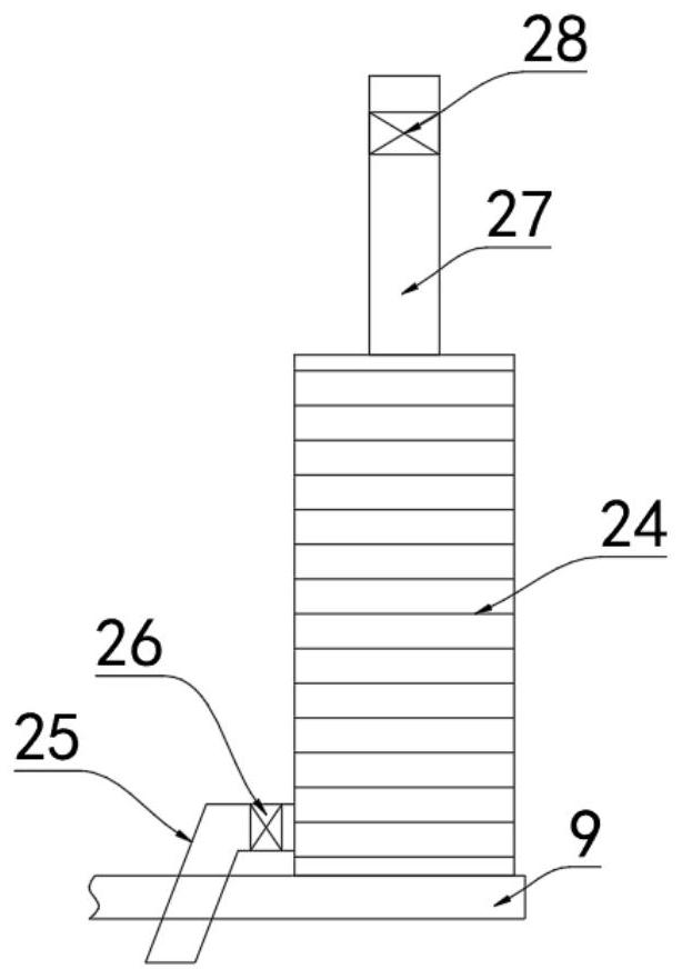 Transmission belt type product radio detection position adjusting device