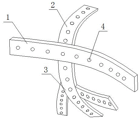 Cuboid supporting steel plate for acetabulum comminuted fracture