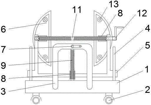 Automobile tire removing device