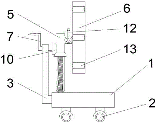 Automobile tire removing device