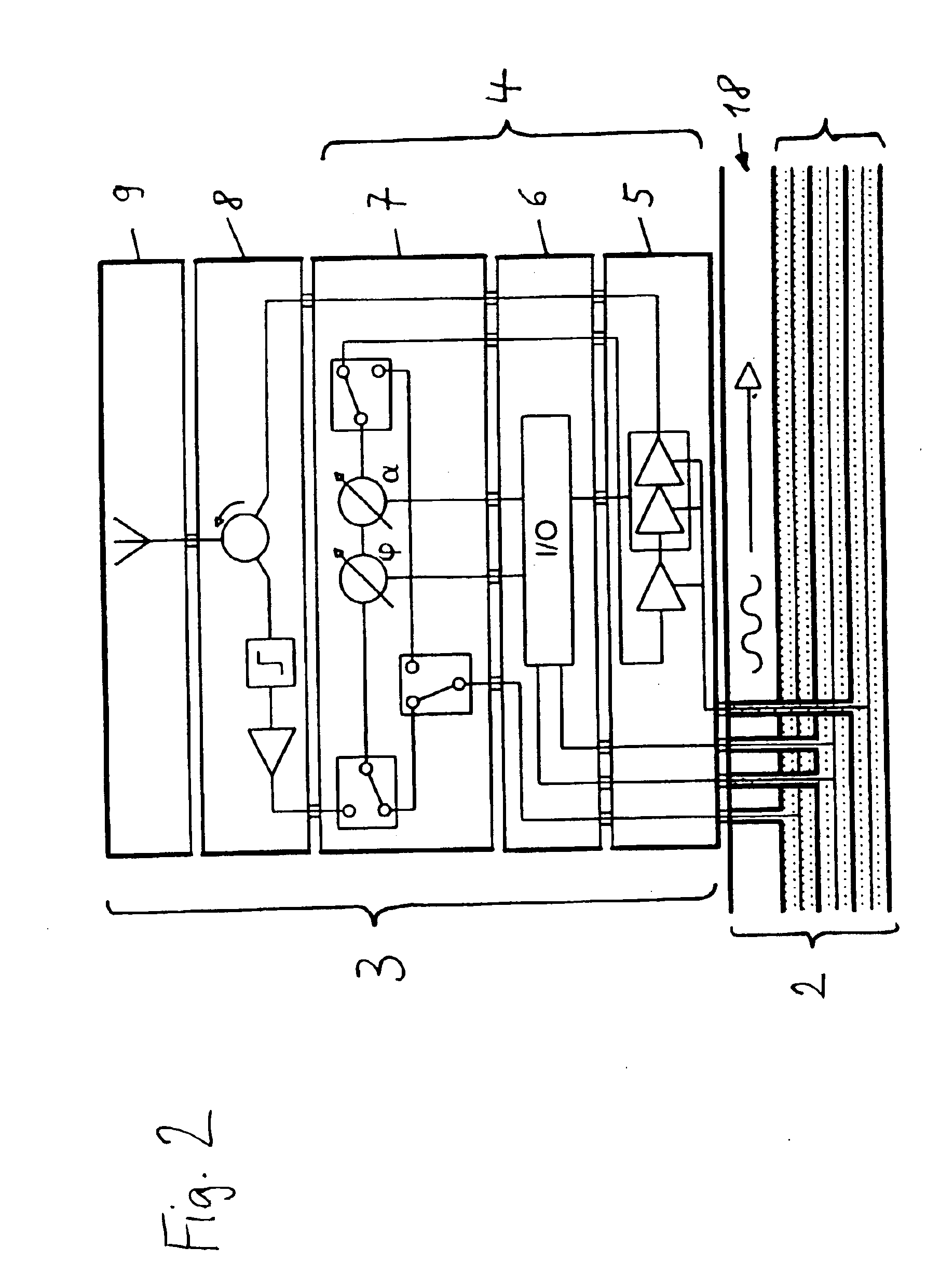 Amplitude and phase-controlled antennas-subsystem