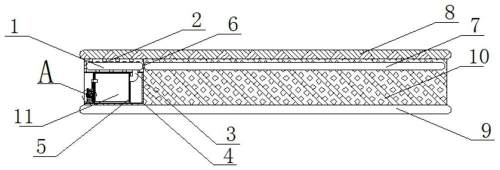 Nursing pad with impact protection mechanism