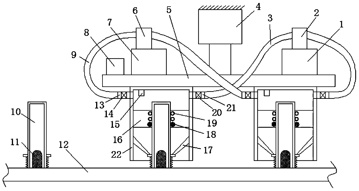 A sealing safety detection device for beverage packaging cans