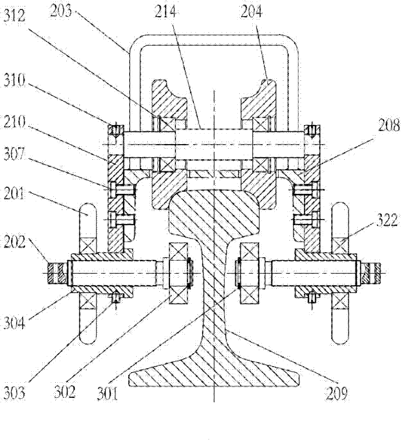 Stress-relieving device for seamless rails by using vibration method