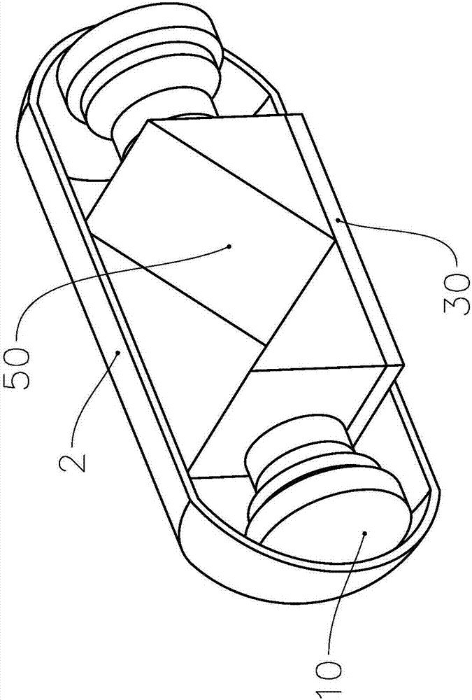 Panoramic imaging device and capsule gastroscope