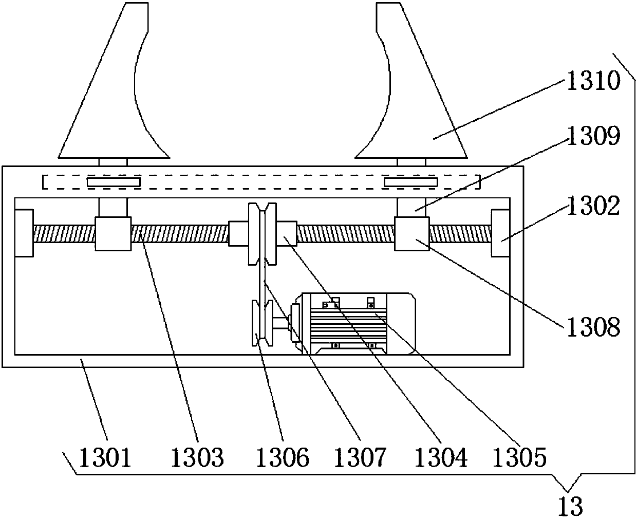 Automatic pin processing device of capacitor