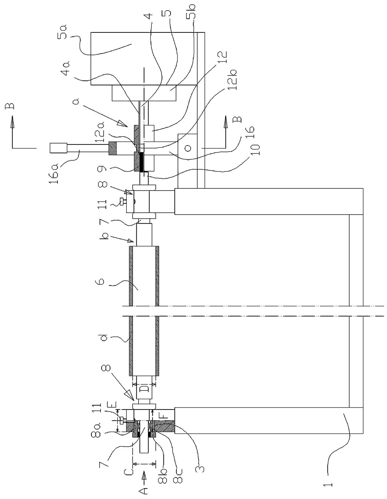 Rewinding mechanism for rechecking machine