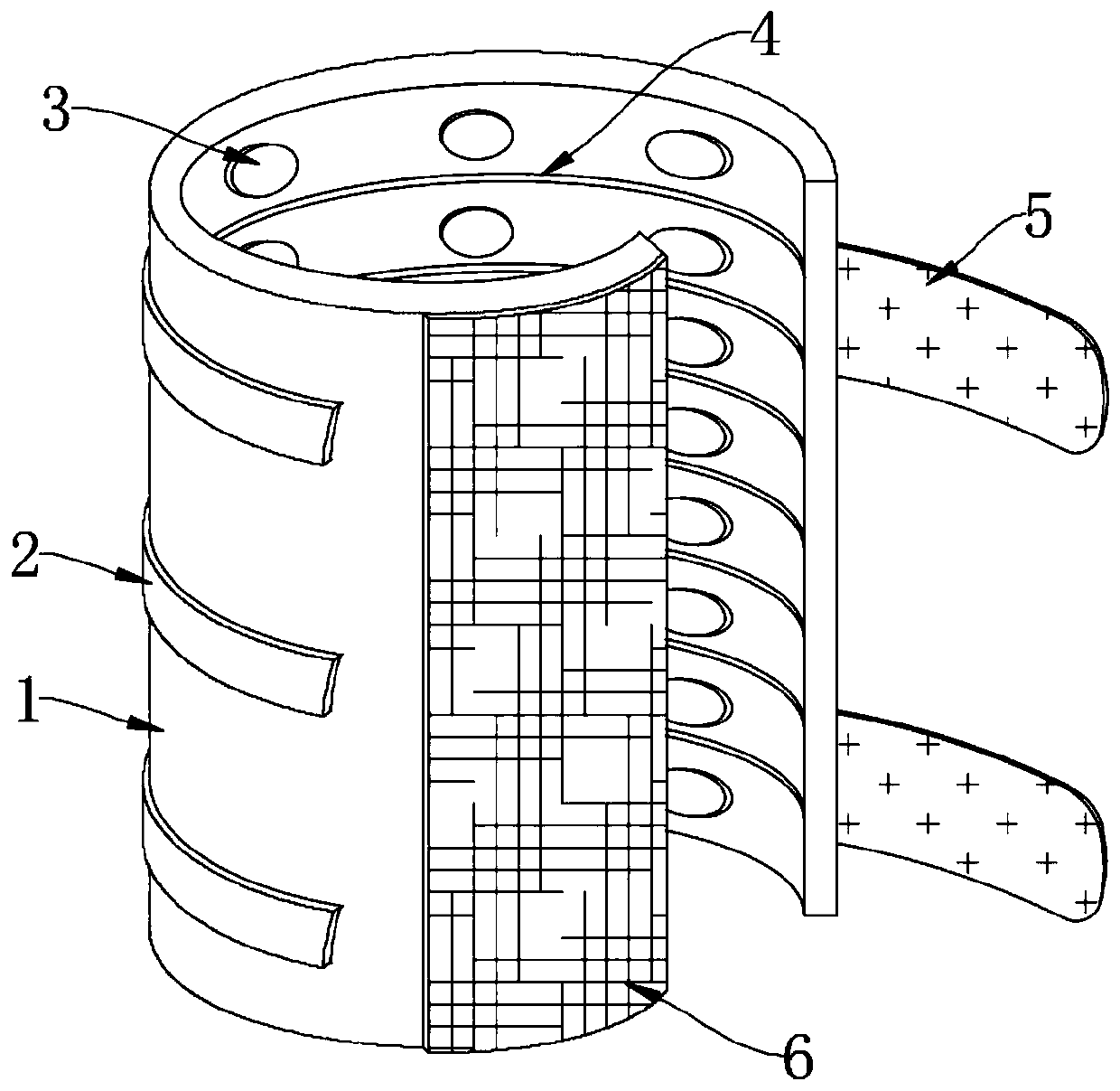 Wearable leg massager for beauty