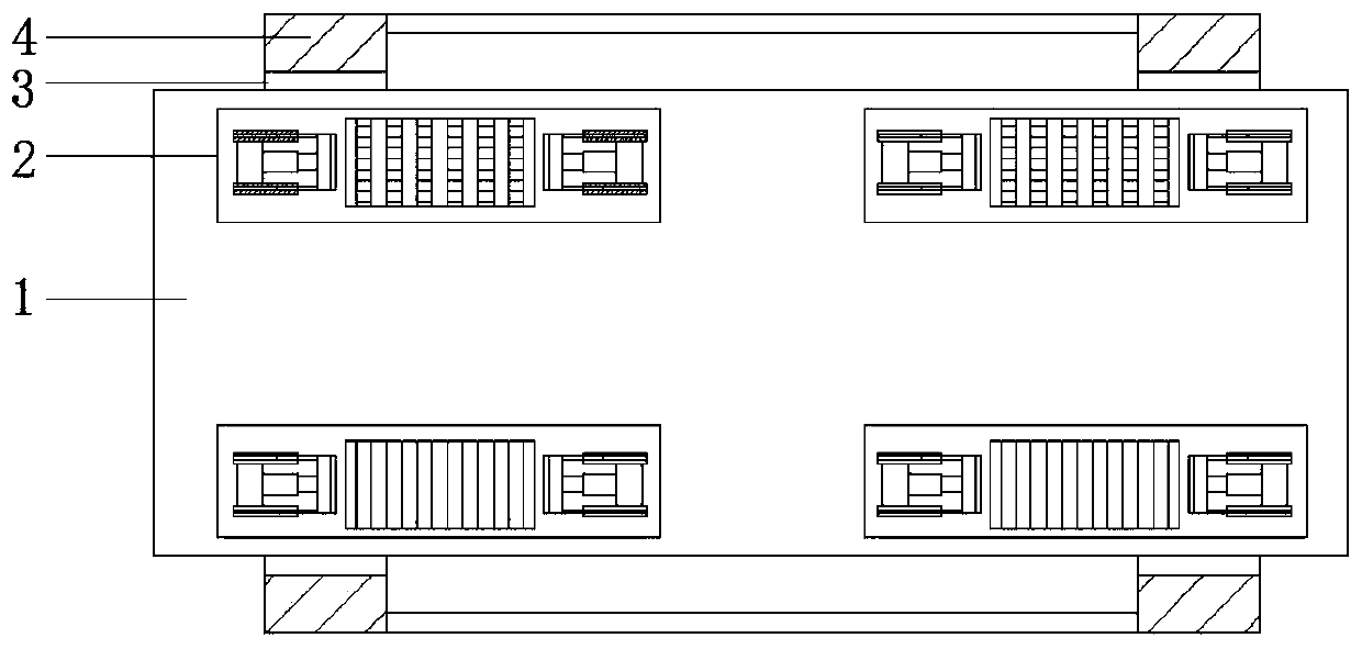 Three-dimensional parking equipment with anti-skid parking spaces