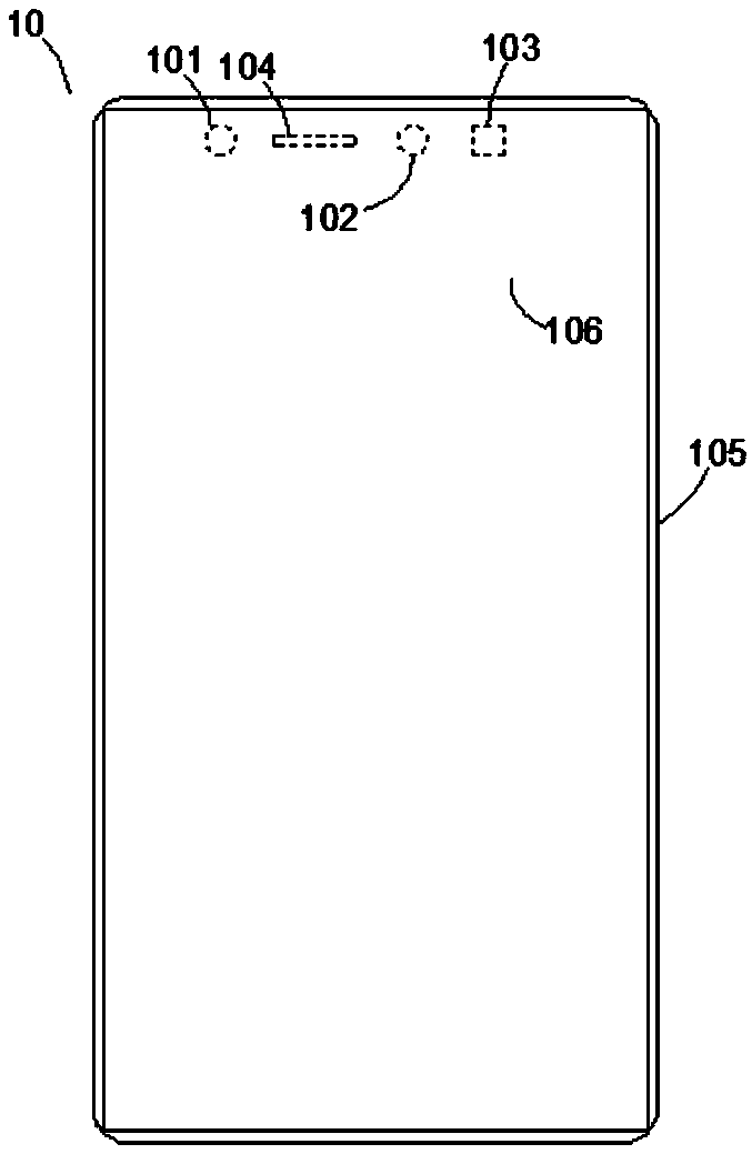 Under-screen optical system, design method of diffractive optical element, and electronic device