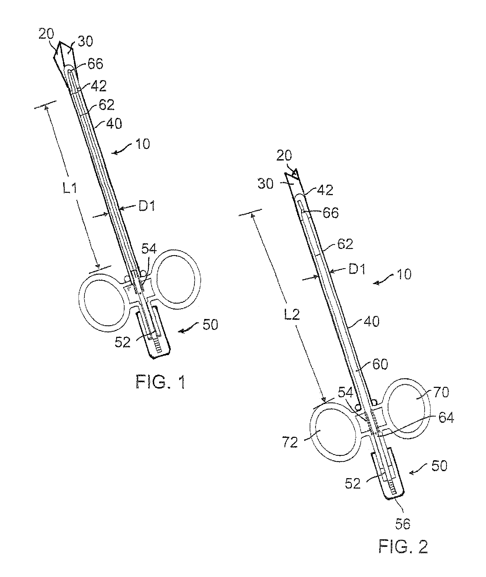 Multi-functional double bladed surgical tool