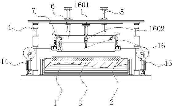 Film pasting device with cleaning function for display screen processing