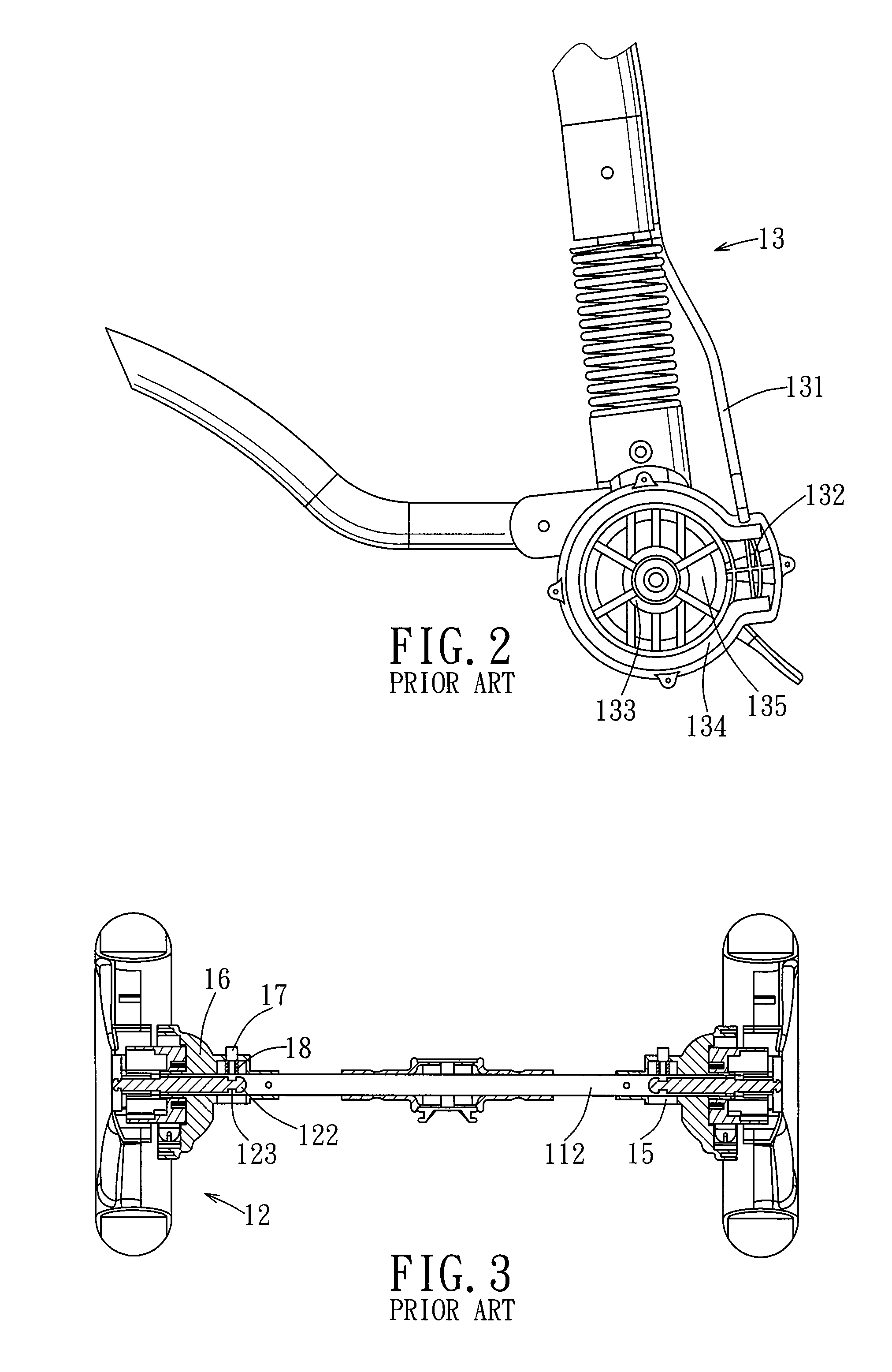 Removable wheel device for a stroller