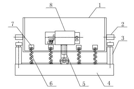 Three-dimensional full-vibration type grinding and polishing machine