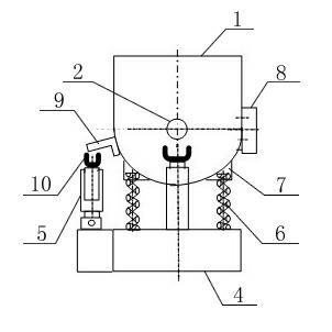 Three-dimensional full-vibration type grinding and polishing machine