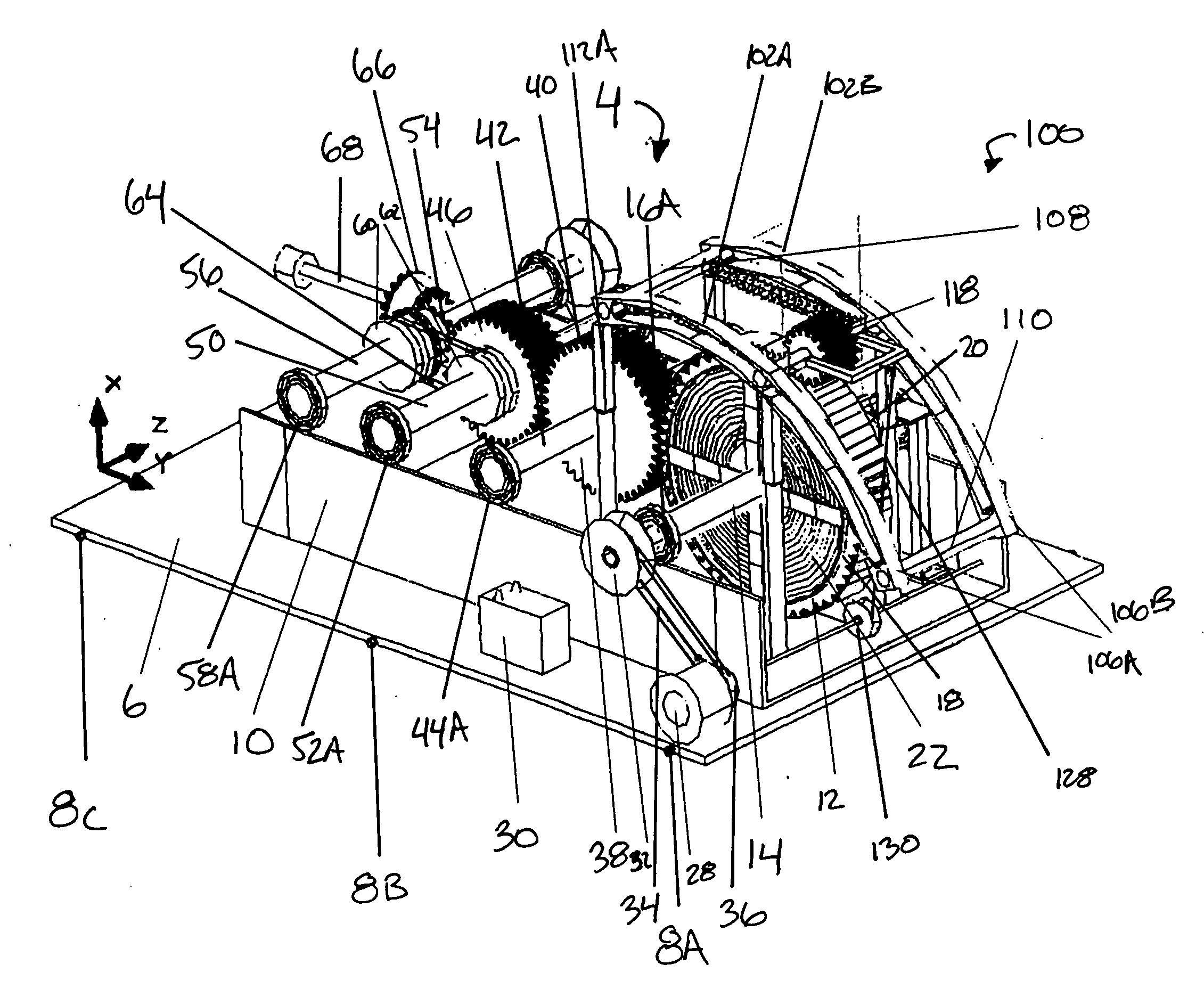 Spring powered engine