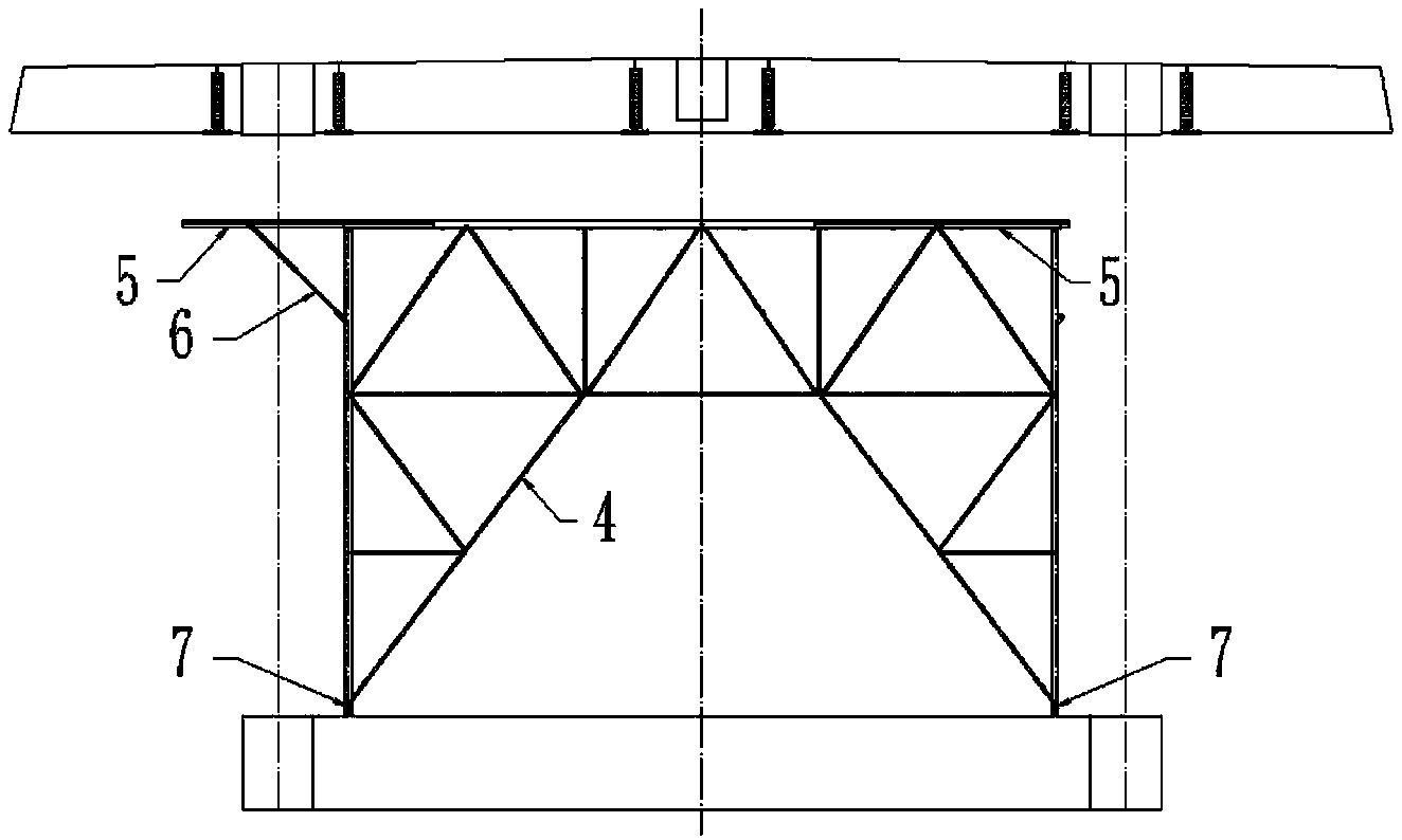 Steel girder rod piece assembling movable and telescopic high-strength bolt screwing platform