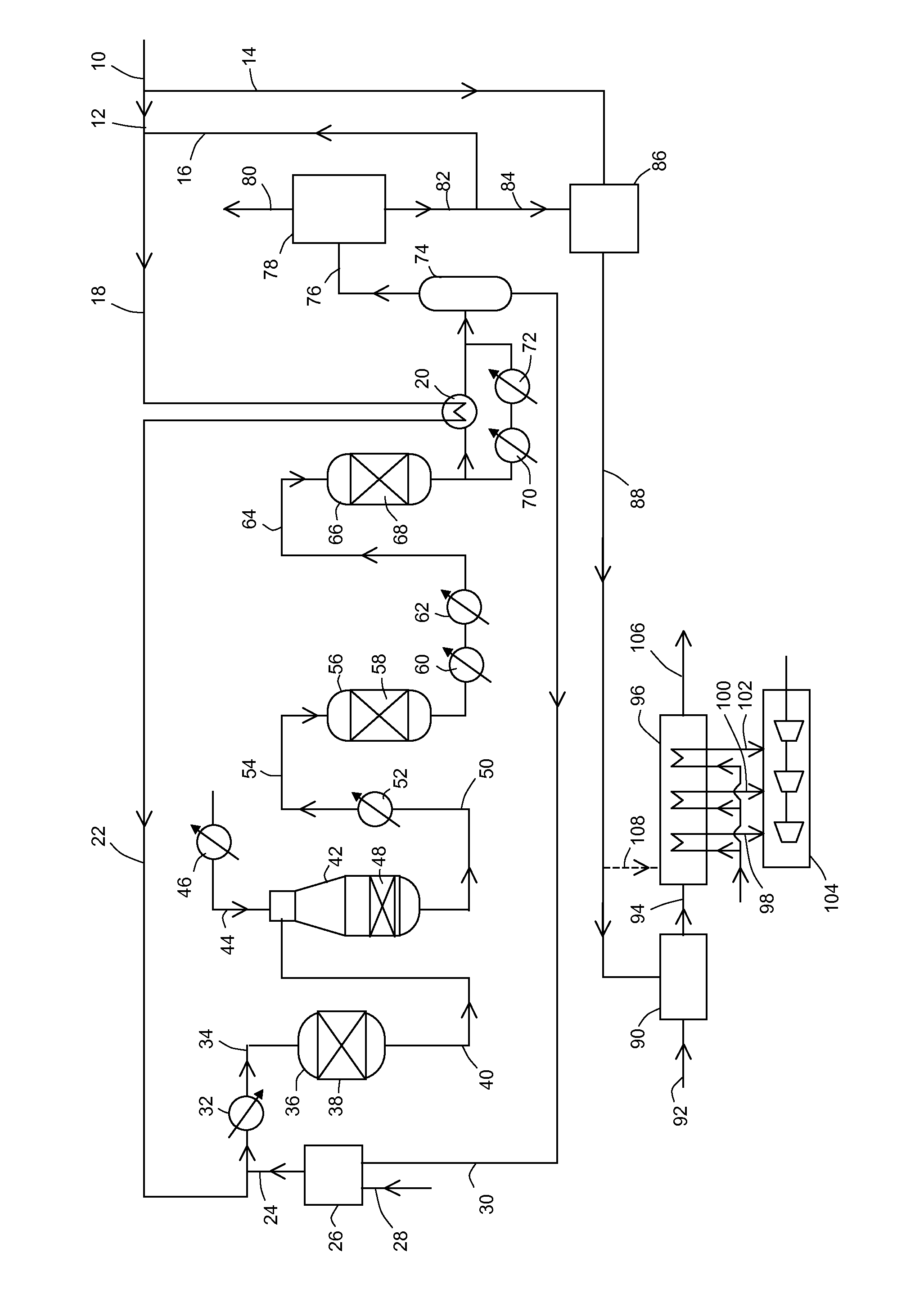 Conversion of hydrocarbons to carbon dioxide and electrical power