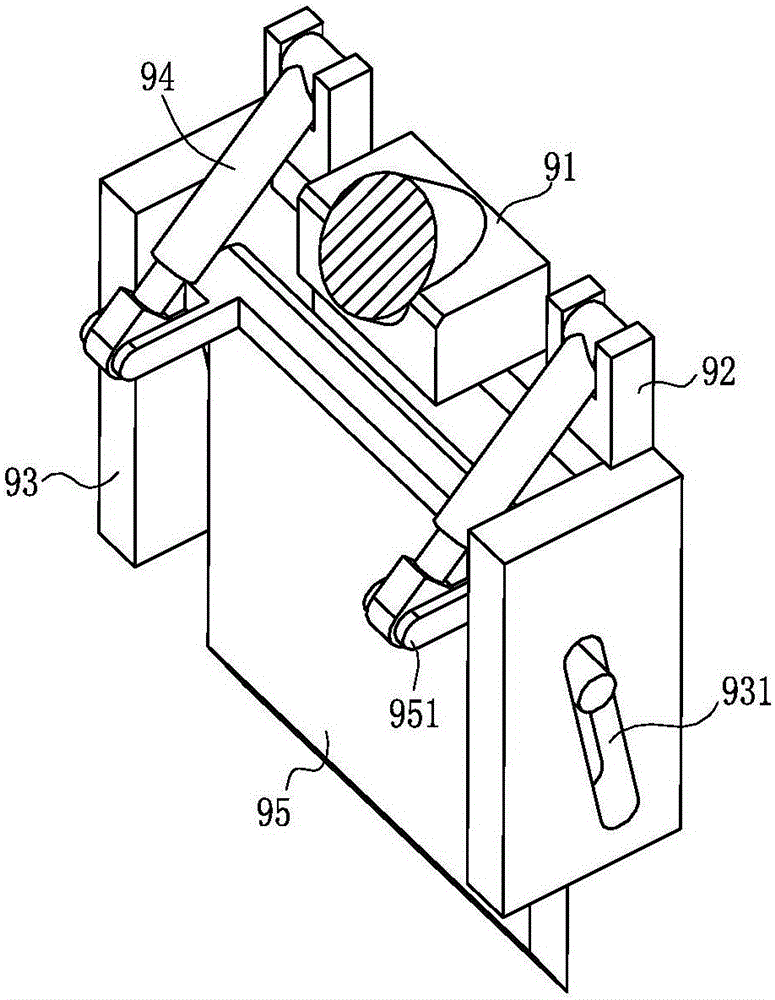 Mechanical arm of shovel type stacking machine