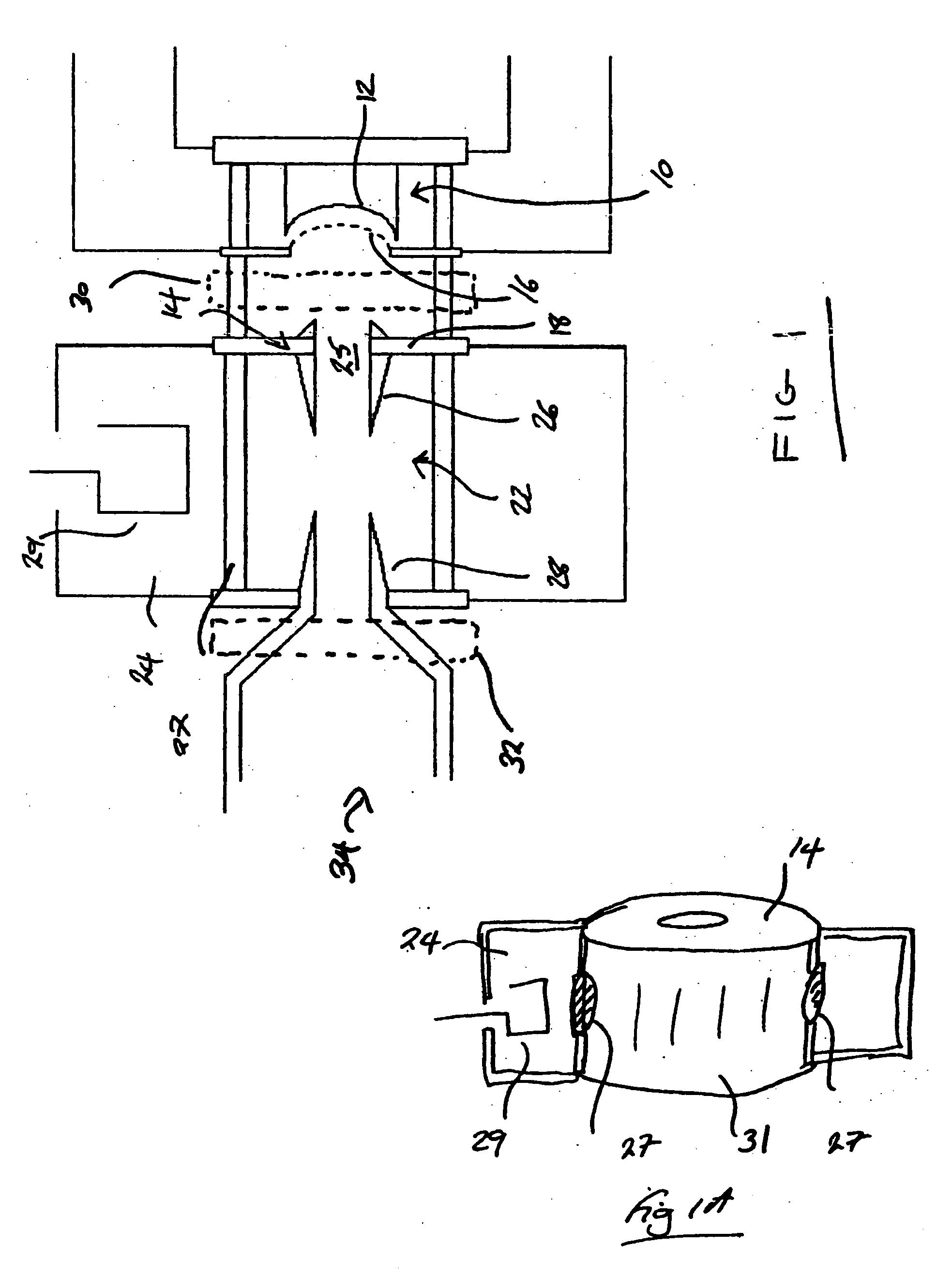 Magnetic assembly for a linear beam tube