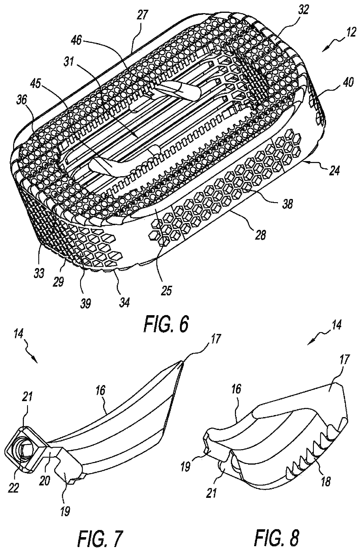 Stand-alone ALIF spine implants