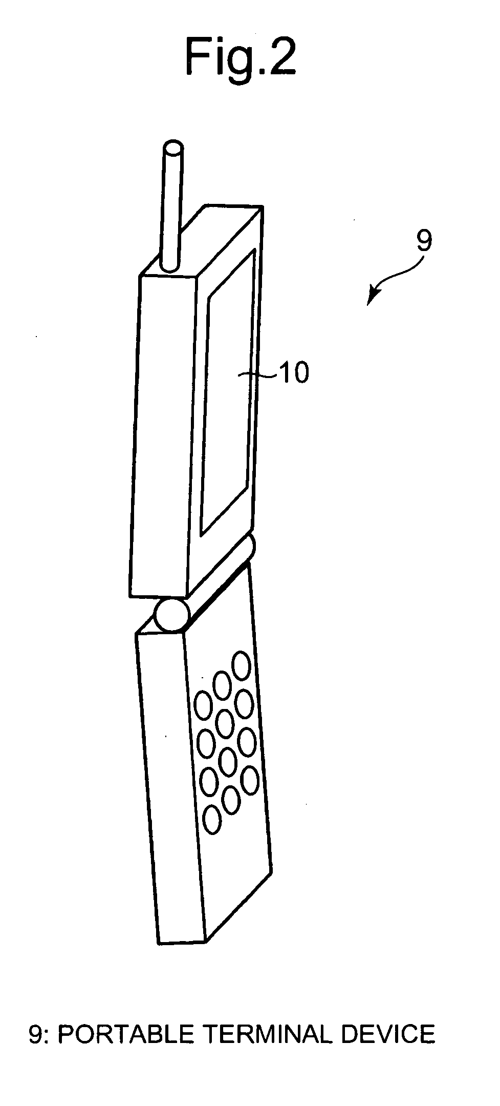 Image display device and portable terminal device