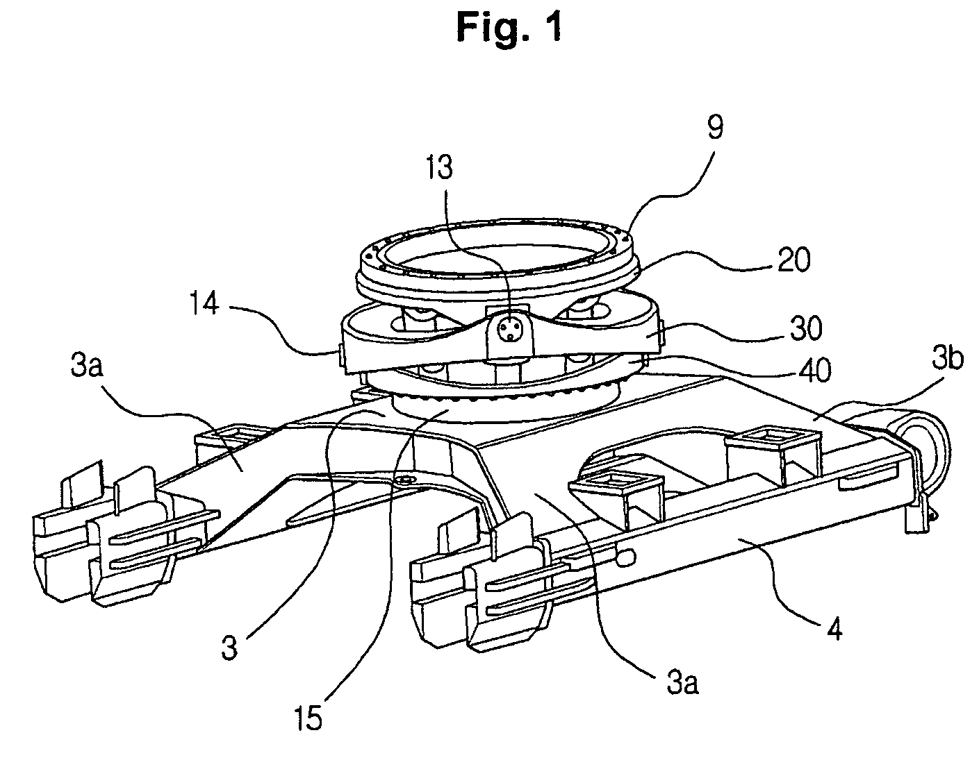 Leveling apparatus for excavator and forestry machine equipment