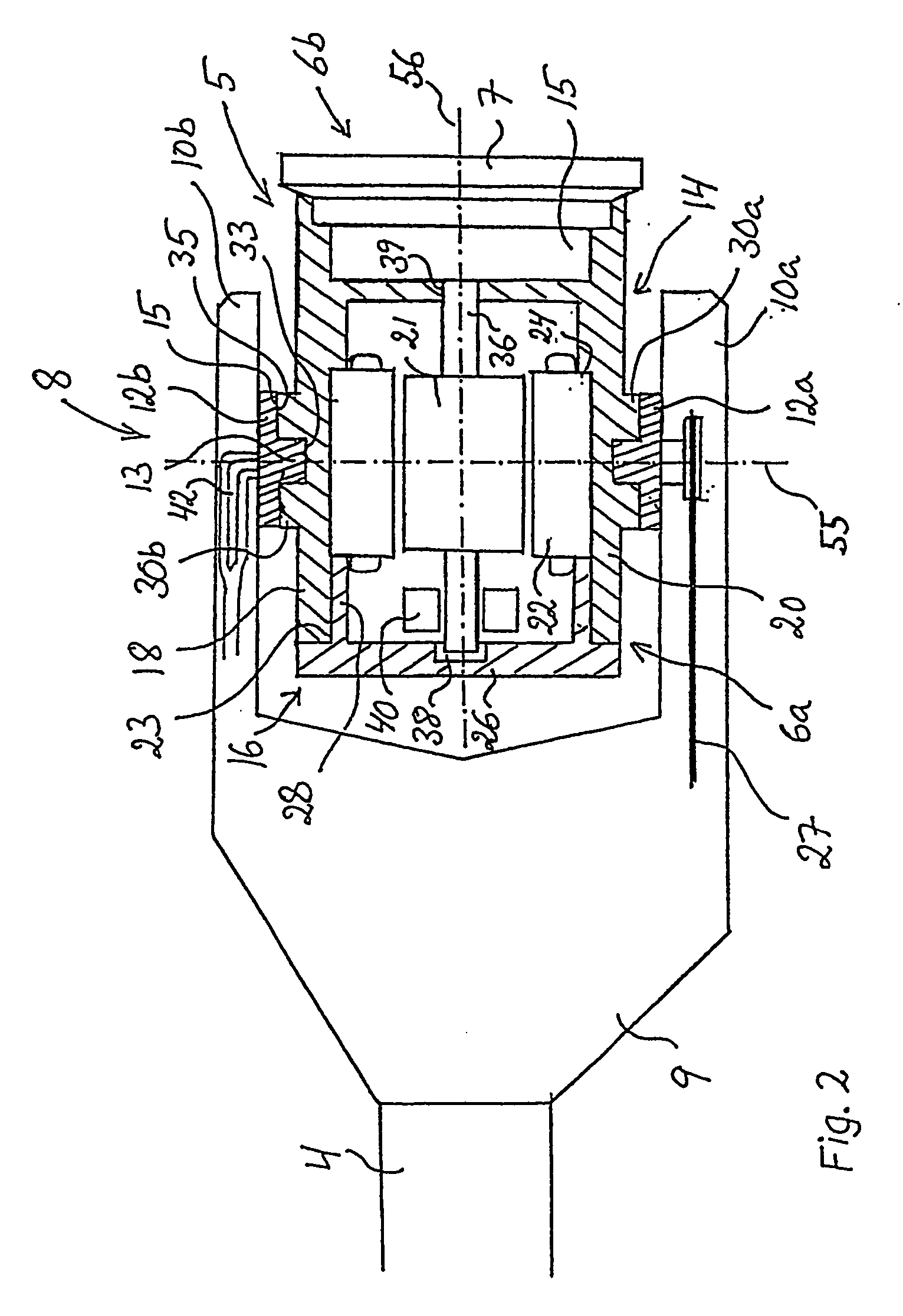 Robot wrist comprising a drive unit incorporated in a tilt