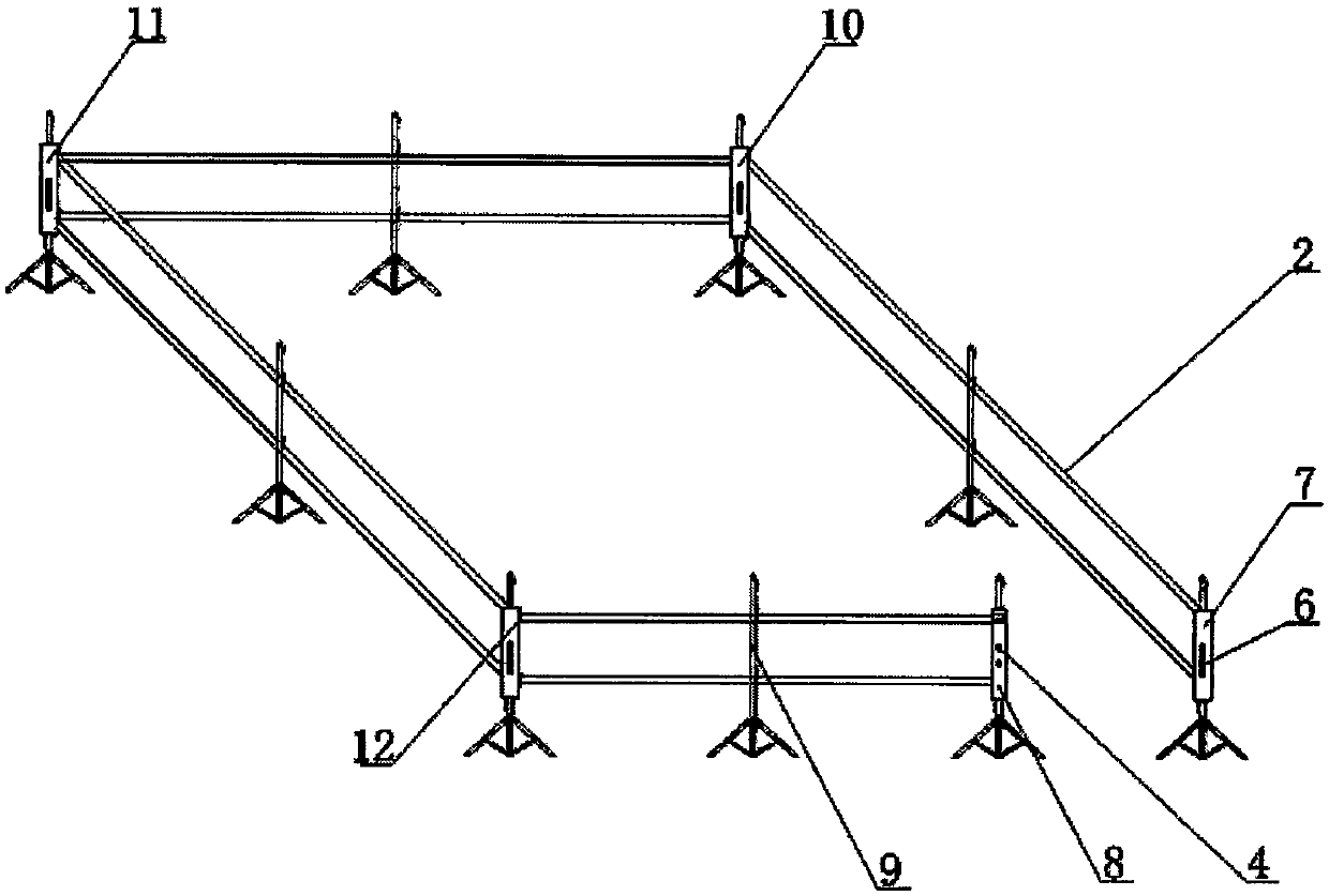 Electronic security fence