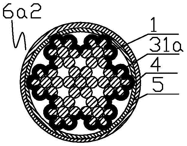 Steel strand cable with polyurea protective material on outer layer and manufacturing method thereof