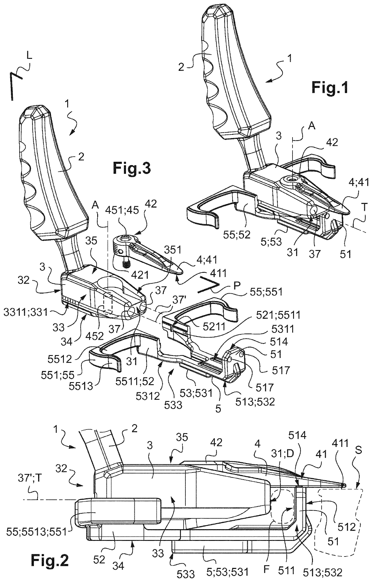 Accessory for bone surgery, advantageously for operative arthroscopy