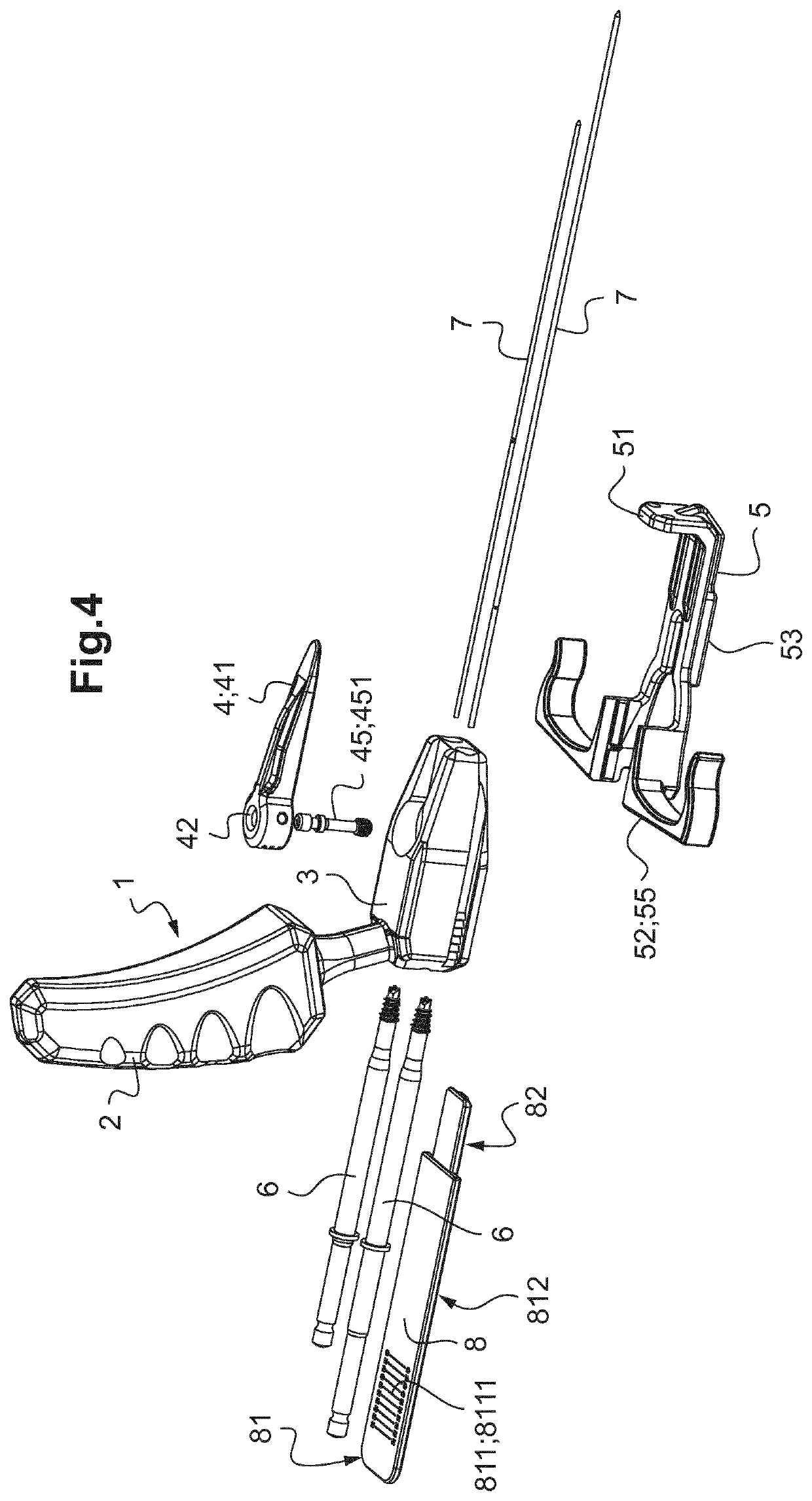 Accessory for bone surgery, advantageously for operative arthroscopy