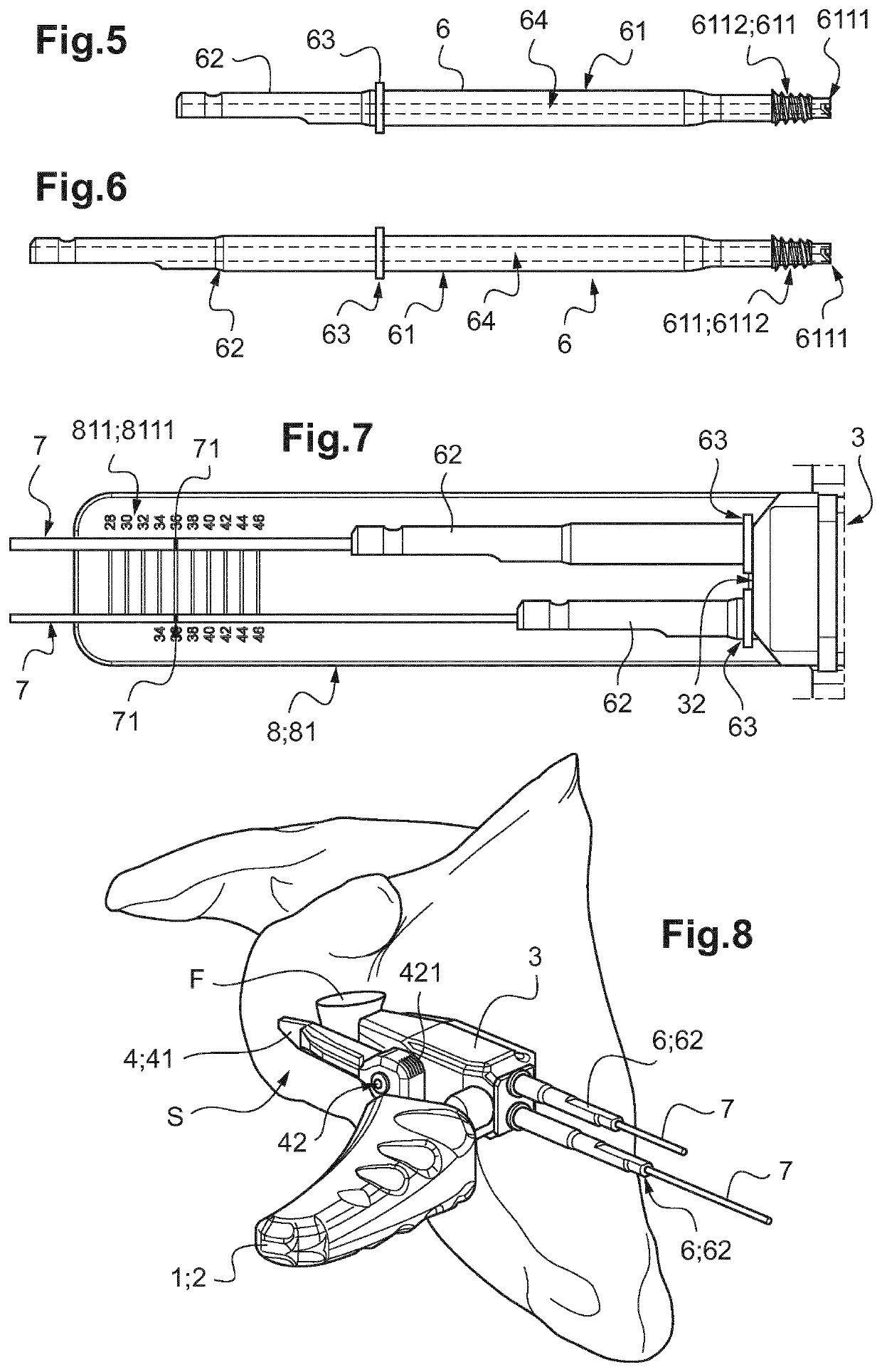 Accessory for bone surgery, advantageously for operative arthroscopy