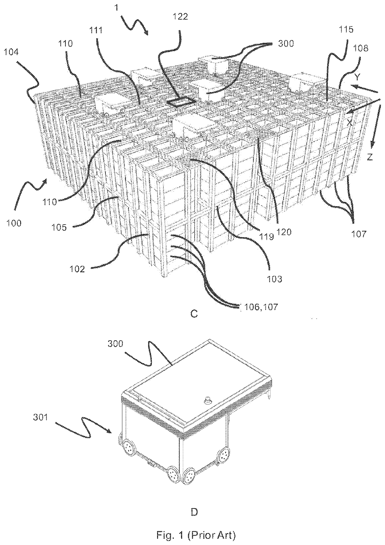 A delivery system with an access point and a method of accessing an access point of the delivery system