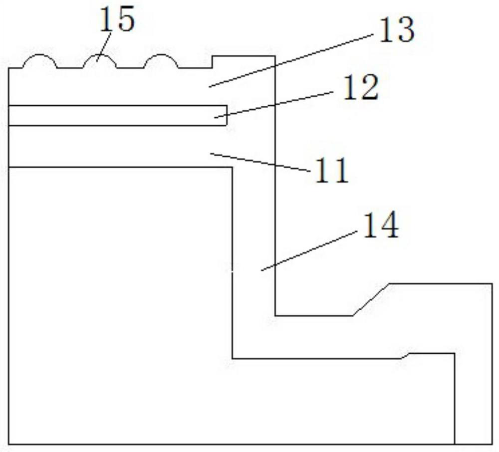 A method for making bumps on the surface of the lower electrode by dry etching