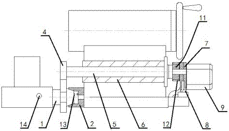 A method for automatic feed control of tailstock of CNC lathe