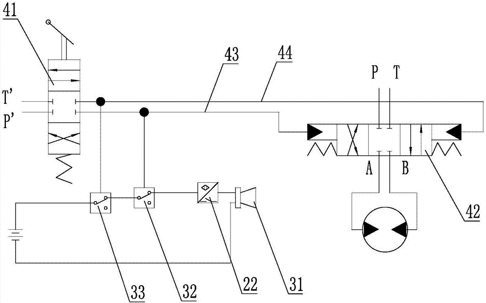 Braking performance early-warning system for hydraulic crane hoisting mechanism