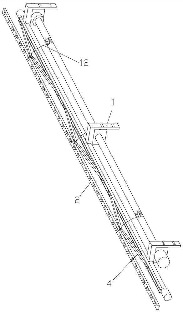 Clothes air-drying device capable of extending out of balcony