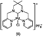 Ring enlargement azoheterocyclic carbene-palladium compound containing picolyl